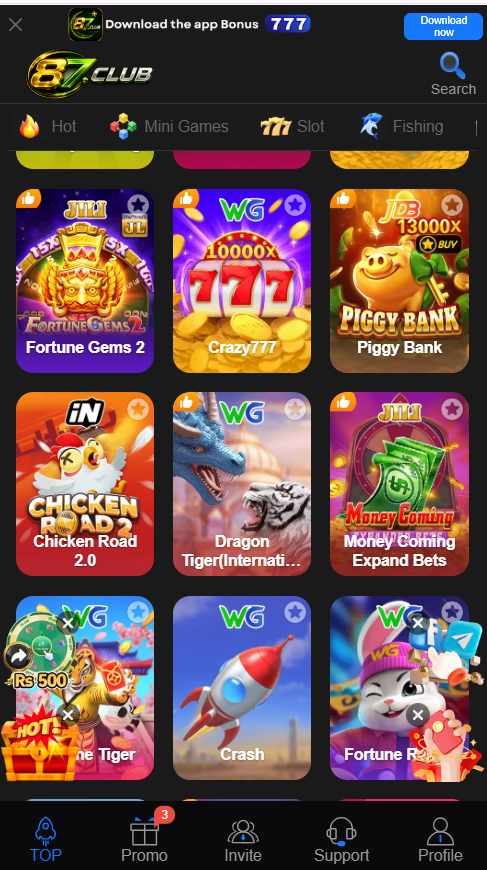 78 club game